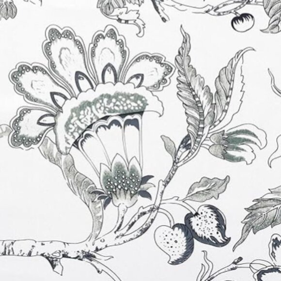 Floral Curtains – Set of 2 Panels, 52"x84" Each, Thermal Insulated Grommet Drape - Picture 5 of 6